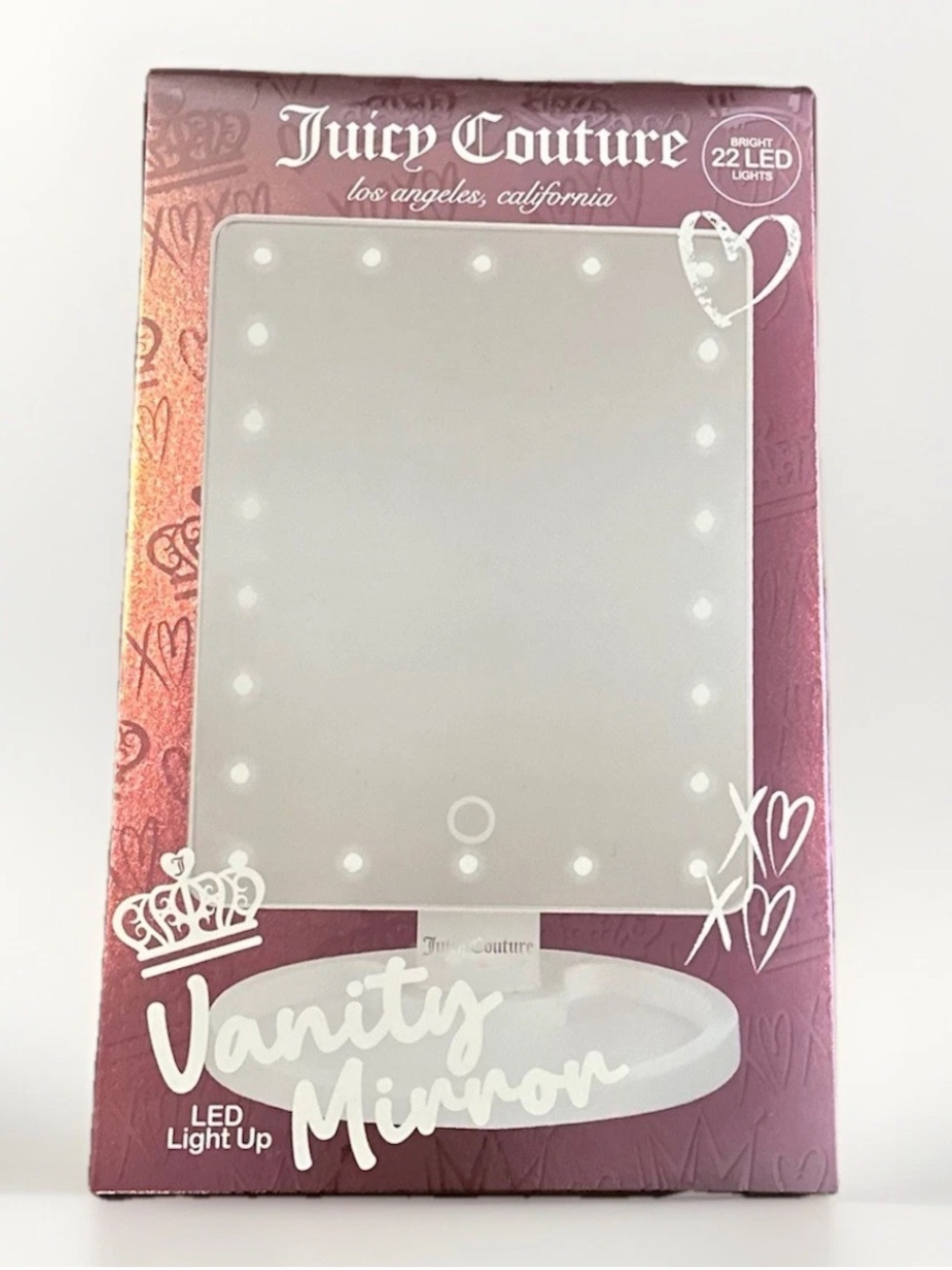 Juicy Couture Led Vanity Light Up Mirror New